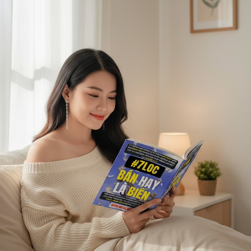 Quên mớ lý thuyết suông đi, đây là cuốn sách đào tạo bán hàng đẫm mùi tiền và kinh nghiệm xương máu được chắp bút bởi #7LOC.