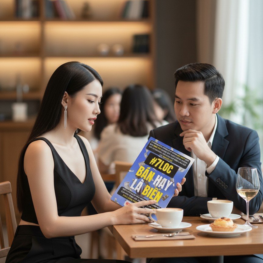 Kỹ năng chốt sale không tự nhiên sinh ra, nó được rèn luyện qua từng trang sách bán hàng mang đậm sát khí thương trường của Nguyễn Huỳnh Lộc.